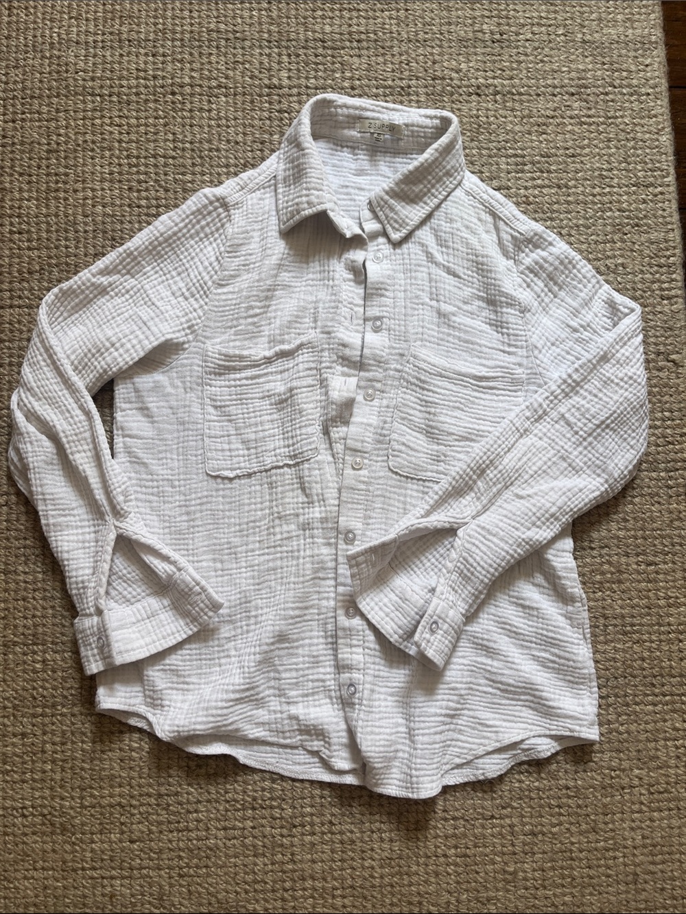 Z Supply cotton gauze Button-Down Shirt